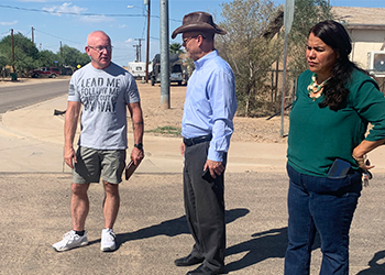 Assessor Cook Tours Gila Bend Flood Damage